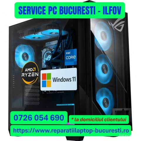Reparatii laptop Bucuresti Instalare windows 11 la domiciliul clientului Service PC Bucuresti