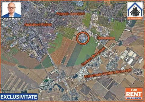 Hala (340mp) de inchiriat in Popesti Leordeni