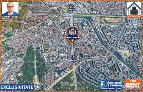 Apartament / Birou | 2 camere | Renovat | Mobilat | Utilat | Unirii
